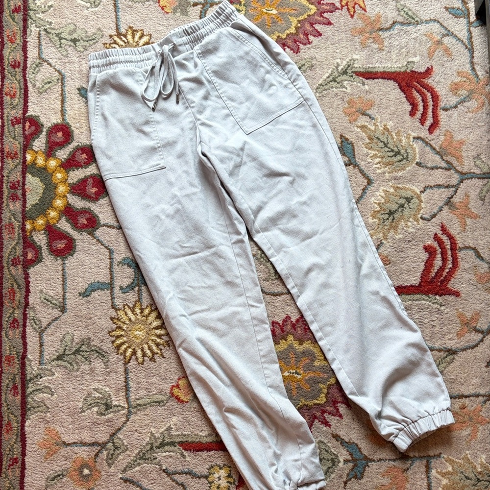 Nine West Light Gray Jogger Pants